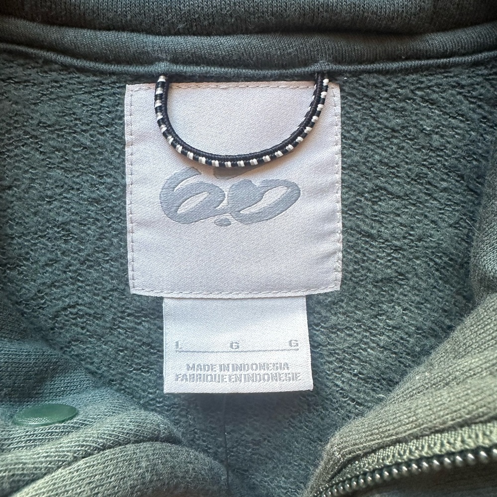 Nike Green Zip-Up Hoodie - Picture 3 of 3